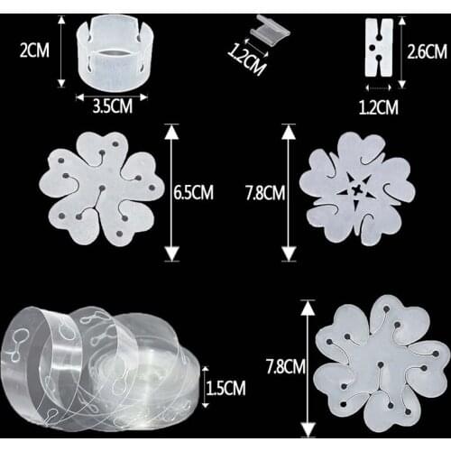 Balloon Accessories Ballons Chain Arch Globos Sealing Clips Removable Sticker Wedding Birthday Party Supplies For Christmas Deco