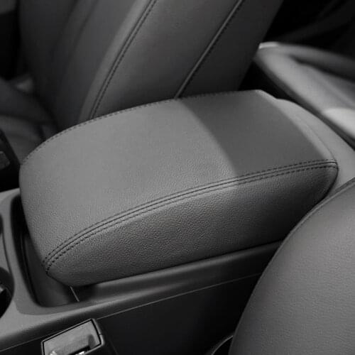 Car Accessories Microfiber Leather Center Console Lid Armrest Box Cover Sticker Trim For Audi Q5 2010 - 2015 2016 2017 2018