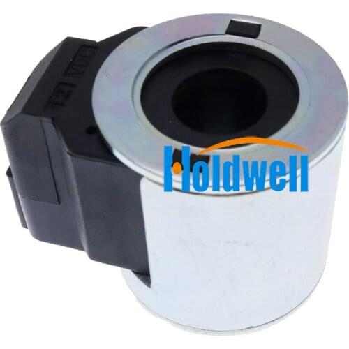 Holdwell 12V Solenoid Coil 274-8034 2748034 for Caterpillar CAT 246C 277C 287C 279C 289C 303.5E 305E 308E 414E 420E 428E 432E