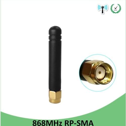 5pcs 868MHz 915MHz Antenna 3dbi RP-SMA Connector GSM 915 MHz 868 MHz antena outdoor signal repeater antenne waterproof Lorawan
