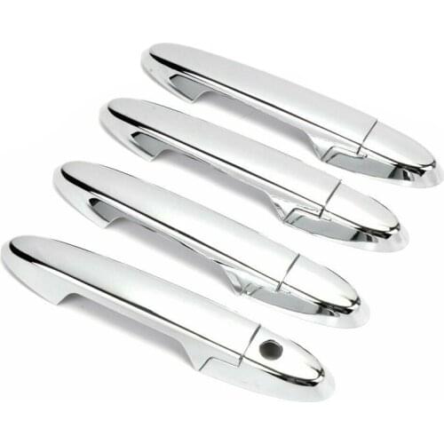 Chrome Car Outside Exterior Side Door Handle Protector Cover Trim for Honda CITY 2015-2020