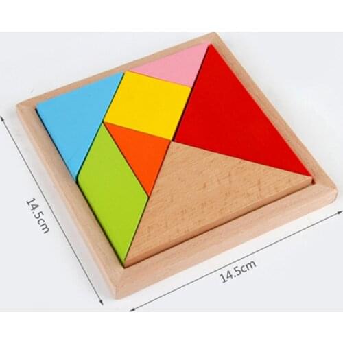 Childrens early education toys tangram geometric teaching AIDS to develop Kids cognitive and imaginative ability puzzle toys