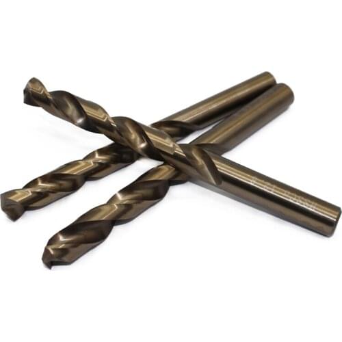 M35 12.1 5PCS Cobalt Drill Bits M35 12.1mm HSS Co Steel Straight Shank For Metal Wood Working Twist Drill Bit Power Tools