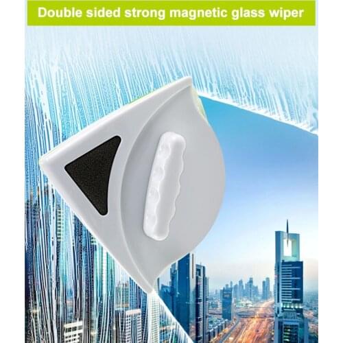Magnetic Window Brush Glass Cleaner Brush Tool Window Wipe Double Side Magnetic Glass Brush for Washing Household Cleaning Tool