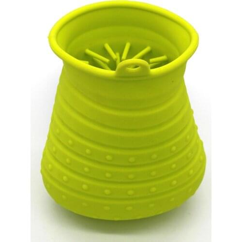 Pet Dog Foot Massager Cleaning Dogs Paw Cup Full Silicone Dual-use Pets Hair Remove Accessories