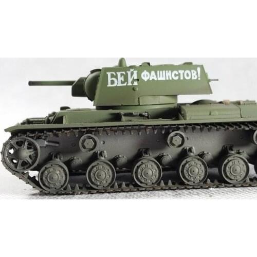 1:72 Soviet KV-1 Heavy Tank Model 1941 in World War II Trumpeter simulation model 36276 Collection model