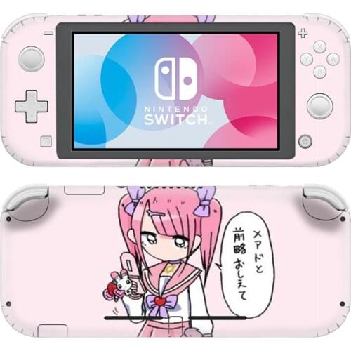 Anime Menhera Chan NintendoSwitch Skin Sticker Decal Cover For Nintendo Switch Lite Protector Nintend Switch Lite Skin Sticker