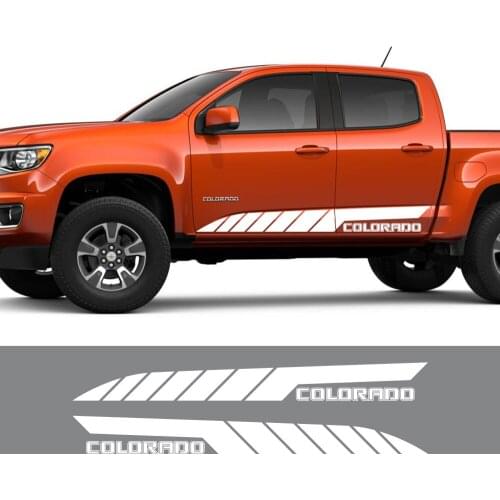 Pickup Stickers Car Door Side Stripes Decals For Chevy Chevrolet Colorado Truck Body Vinyl Custom Decor Cover Auto Accessories