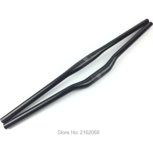 New Mountain bike 3K full carbon handlebar rise swallow shaped carbon bicycle handlebar MTB bike parts 31.8*600-740mm Free ship