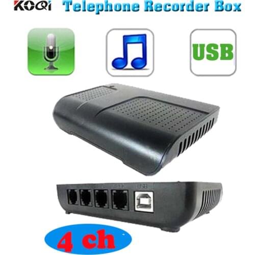PC computer 4CH USB voice recorder call record sound recorder