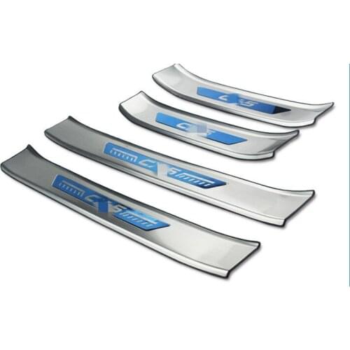 Fit for Mazda cx-5 2018 welcome pedal CX5 threshold bar for new cx-5 modified interior pedal