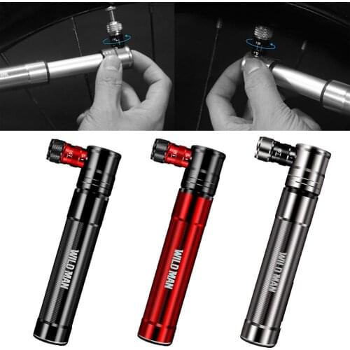 Professional ultra fast mini portable 100PSI basketball bicycle tire pump safety pump outdoor exquisite decoration