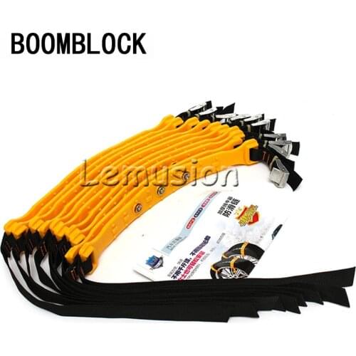 BOOMBLOCK 10pcs/set For Skoda Octavia A5 A7 2 Lexus Bmw F30 X5 E53 F10 E34 Lada Granta Car Styling Tire Wheel Non-slip Chains
