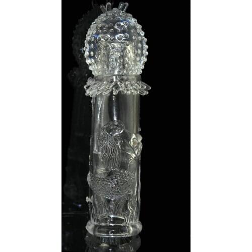 Mermaid condom Sex Toys for Men thick Penis Sleeves Erotic Products Reusable Cock Sleeve Penis enlargement thorn bold big dildo