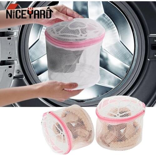 Net Mesh Clothes Sock Washing Organizer Zip Bags Women Lingerie Bra Underwear Laundry Washing Bags Hosiery Saver Bras Protector