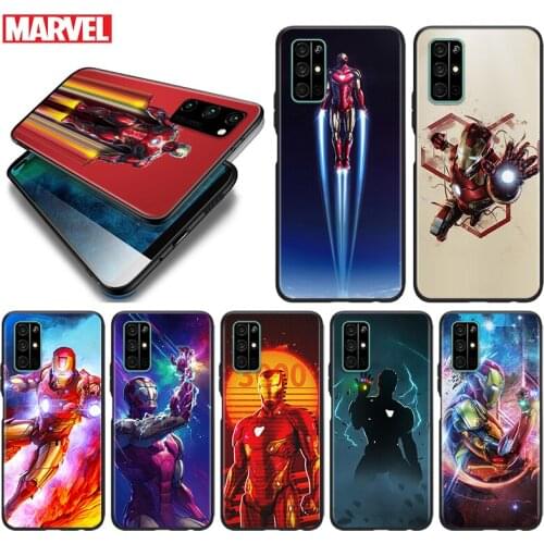 Silicone Cover Marvel Iron Man Superhero For Honor 9 9S 9A 9C 9X 9N 9i V9 10 10i 10X X10 Lite Pro Shockproof Phone Case