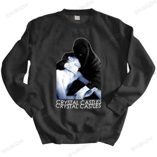 New cotton sweatshirt male hoody Madonna Crystal Castles Mens black hip-hop hoodies euro size brand winter hoodie for boys