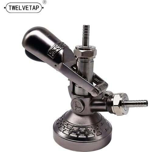 TWELVETAP G-type Keg Coupler Draft Beer Dispenser For Home Brew Connectors Coupler Head For Home brew Wine Bar Club FD-G