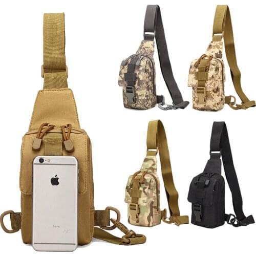 Military Tactical MiNi Shoulder Bag for men Climbing Outdoor Waist Bag Multifunction Mobile Phone Bag Pouch Small Bag