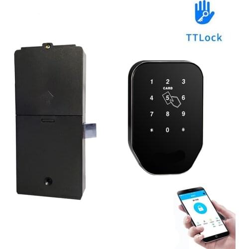TTLock APP Remote Control Cabinet Lock Support IC card Password Code Electric Lock For Cabinet Drawer