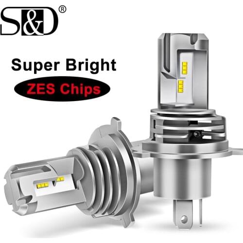 1pc 50W H4 9003 HB2 LED Headlight Bulb Car ZES Motorcycle 12000LM High Low Beam lampada H4 Moto Auto Fog Lamp 12V 6000K White