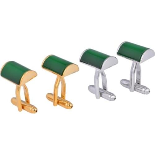 10pairs/lot Elegant Green Opal Cufflinks Cat Eye Cuff Links Silver&Gold Shirt Cuff Buttons Mens Jewelry Accessory Fashion Gift