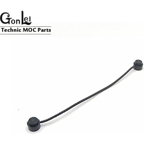 10Pcs/lot MOC String Bands and Reels Series String with End Studs 11L Overall Building Blocks Bricks Parts Educational DIY Toys