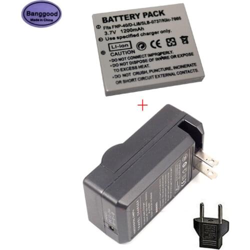 New 1200mAh NP-40 FNP40 Camera Battery for BENQ DLI-102 FUJIFILM NP40 NP-40N KODAK KLIC-7005 PENTAX D-LI8 D-Li85 for Sumsung