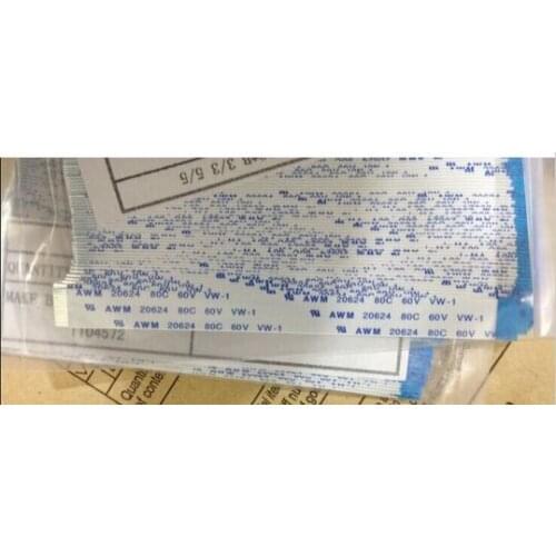 Free shipping FFC Flex Ribbon Power Cable AWM 20624 80C 60V 16pin 0.5mm pitch 200mm