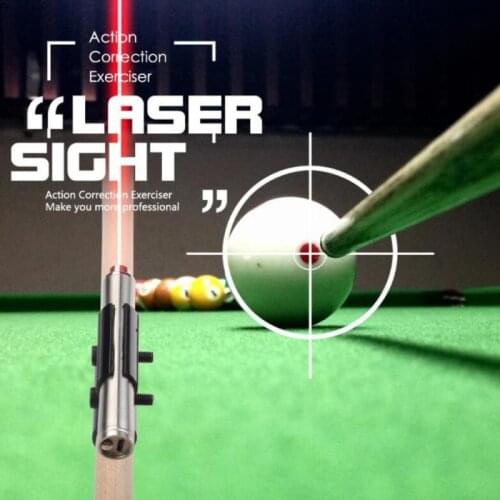 Snooker Laser Cue Sight Billiard Training Equipment Snooker Cues Laser Action Cue Practice Aid Snooker Ball Collimator Workout