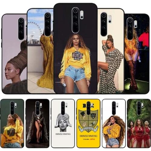 Beyonce homecoming black Silicone Phone Case For Redmi note 9 8 7 Pro S 8T 7A Cover