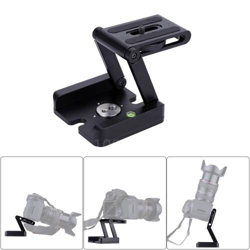 Flexible Camera Bracket Tripod Folding Z Pan Tilt Head Photography Studio Stand