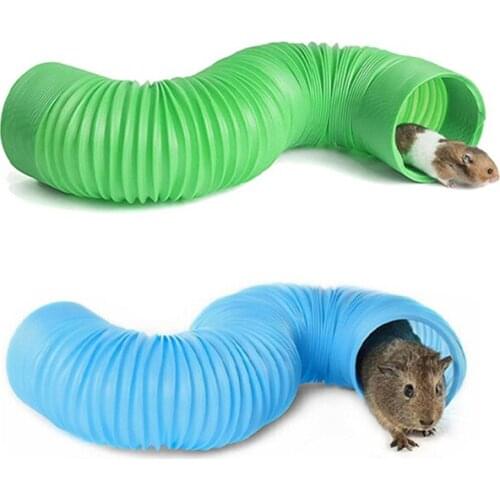 Small Pet Funny Tunnel Telescopic 20-100Cm Pipe Guinea Pig Hedgehog Ferret Products Hamster Toys Pet Supplies Hamster Toys