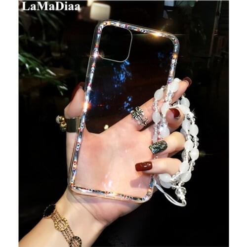 For Huawei Honor8 9 10 20 Lite V10 V20 V30 7X 8X 9X Nova 3 4 5 6 Phone Case Bling Soft Transparent Crystal Diamond Luxury Case