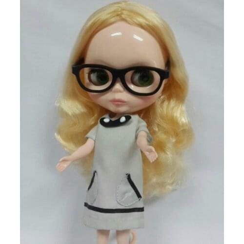 Doll eyewear, glassess ,black color