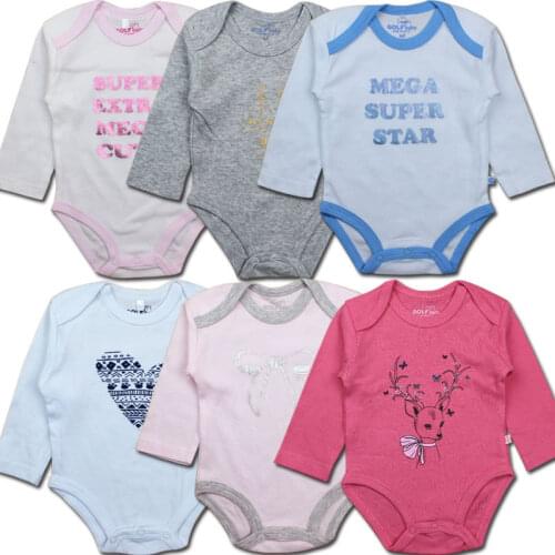 ROUND YUAN Bodysuit With Short Sleeves For Babies
