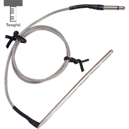 Tooyful 1pc Bendable Piezo Cable Pickup for Acoustic Guitar EQ Preamp
