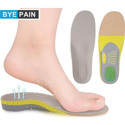 1Pair EVA Orthotic Insole for Flat Feet Arch Support Orthopedic Shoes Insoles for Men Women Shoe Pads Fashion Sports Cushions