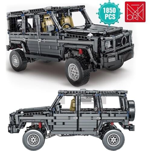 High-tech Ideas Famous Off-road Car Building Blocks Super Racing Vehicle Model Bricks Toys Birthday Gift For Children