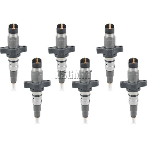 AP01 6pcs Fuel Injectors for Dodge Ram 2500 3500 Cummins Ram Truck 5.9L Diesel Engine 2004-2007 5135790AA 445120032 R5135790AF