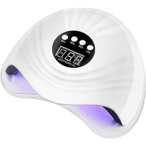 108W UV Nail Lamp with LCD Display LED Nail Lamp Nail Dryer For Curing Gel Polish Auto Time Sensor 10/30/60S For Nails