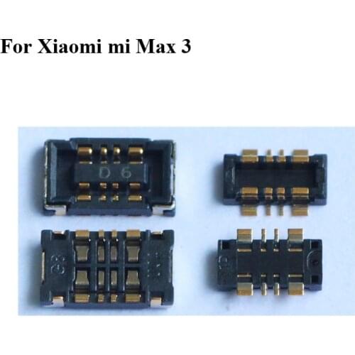 2PCS Inner FPC Connector Battery Holder Clip Contact For Xiaoim mi Max 3 Max3 logic on motherboard mainboard on flex cable Max 3