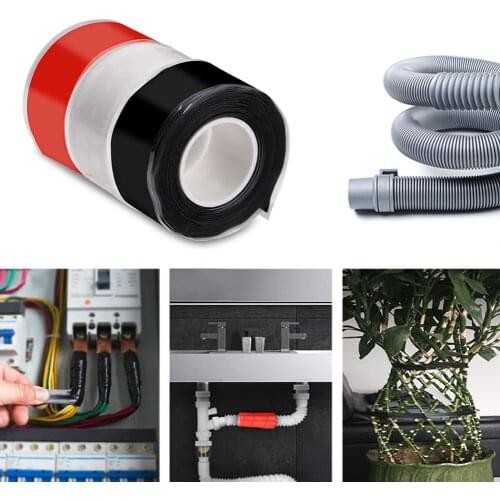 High Quality Fiber Waterproof Tape Stop Leaks Seal Repair Tape Performance Self Fix Tape Adhesive Sealing Tape 3m x 2.5cm