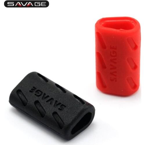 Foot-Operated Rear Brake Lever Gear Pedal Foot Pad Shift Lever Toe Pegs Cover For DUCATI Motorcycle Motorbike Black/Red