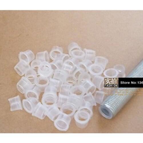 200pcs 1000pcs M10 Hollow Tooth Care Line Pipe Transparent Plastic Stopper Plug Protection Coils Lighting Accessories
