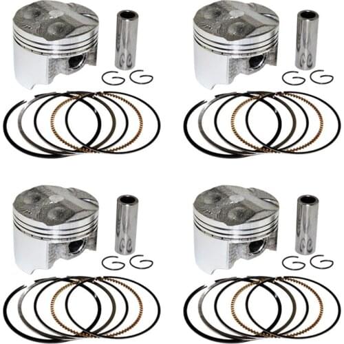 4Pcs Motorcycle Cylinder Bore Size 55~56.5mm Piston Rings Kit For Honda CBR400 CBR23 NC23 CBR29 NC29 CBR NC 23 29 400