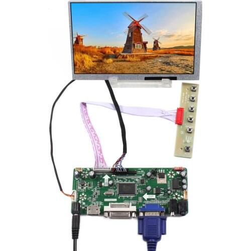 7inch G070Y2-L01 800X480 LCD Screen Brightness 500nits with HD MI DVI VGA AUDIO LCD Board
