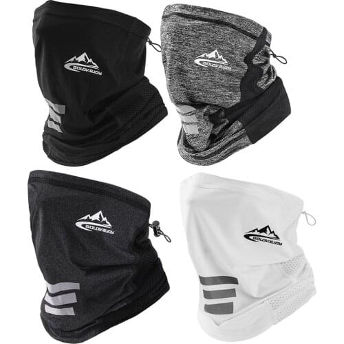 UV Protection Ice Silk Face Cover Neck Tube Outdoor Sports Bandana Scarf Breathable Hiking Scarf Neck Gaiter Bandana