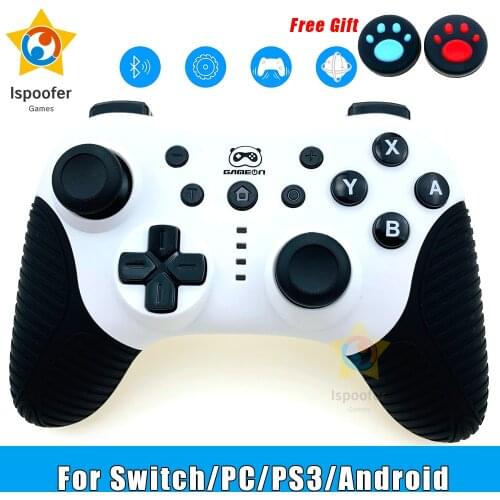 Wireless Bluetooth Game Controller Joystick 6-axis Gyroscope Turbo Vibration Game Console Gamepad for Switch/Lite for Android PC