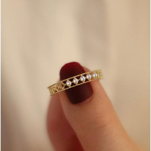 HARKO Women's Gold Rings